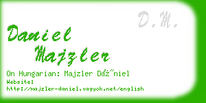 daniel majzler business card